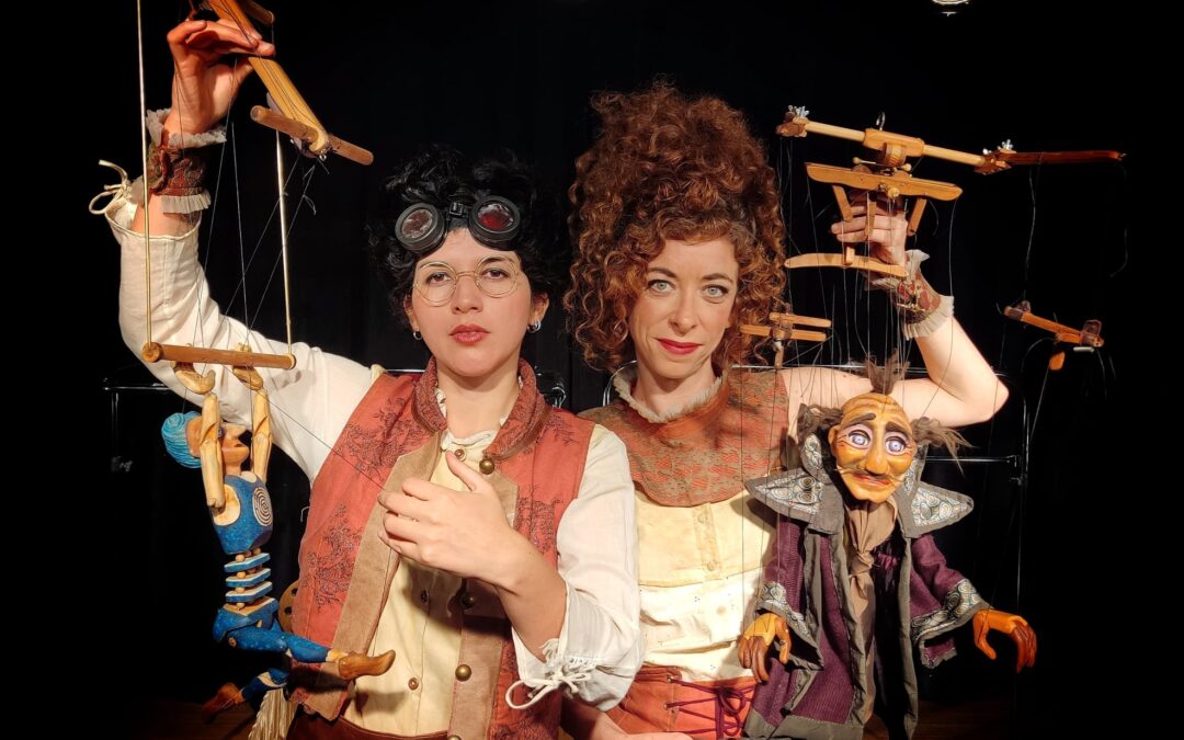 Última apresentação da peça“Gabinete de Curiosidades” das marionetistas Júlia Barnabé e Rocío Walls