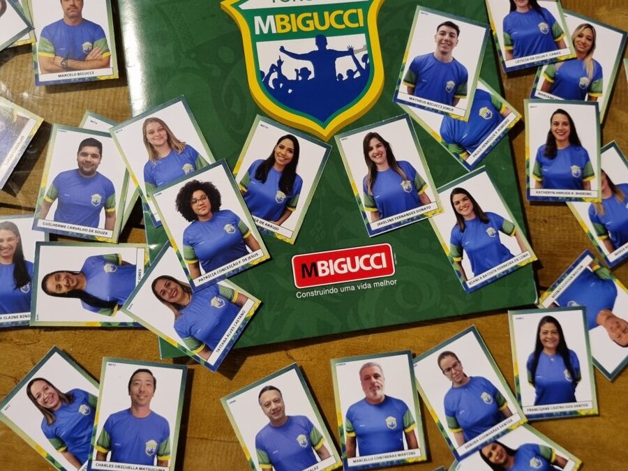 MBigucci transforma colaboradores em figurinhas